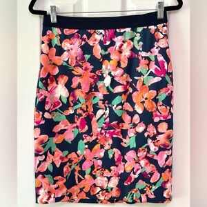 Ann Taylor Floral Pencil Skirt